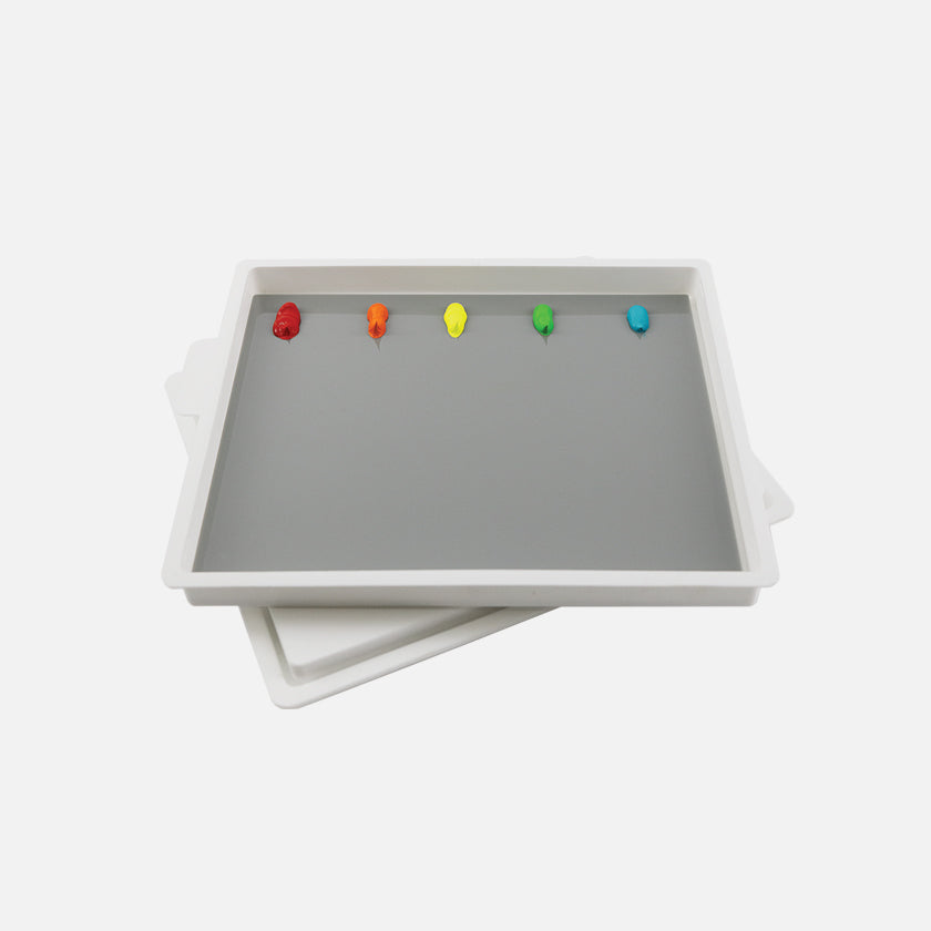Masterson Sta-Wet Handy Palette and Easy View Grey Acrylic Artist Paint Palette Set