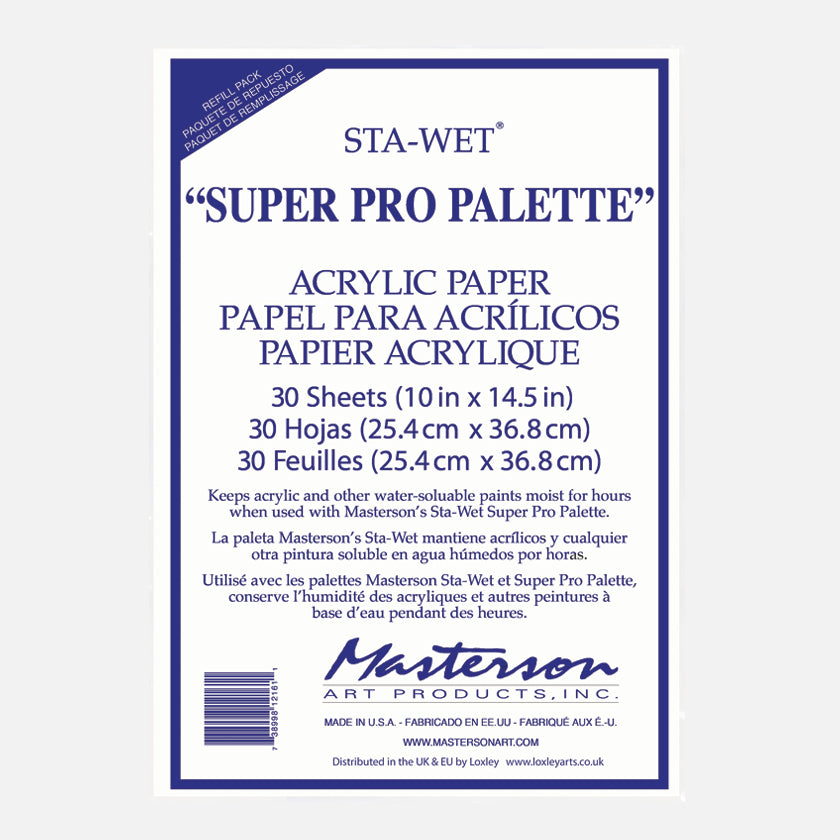 Masterson Super Pro Palette Acrylic Paper Refill Pack