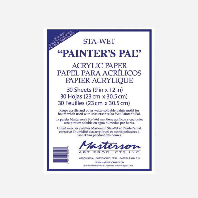 Masterson Sta-Wet Acrylic Paper Refill Packs - Masterson Art